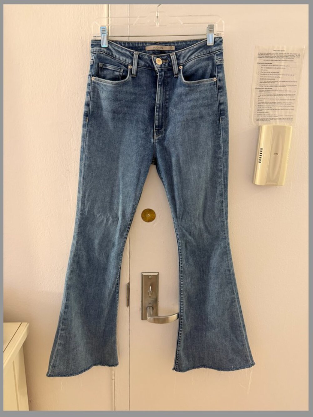 Hudson High Rise Flare Jeans Size 27